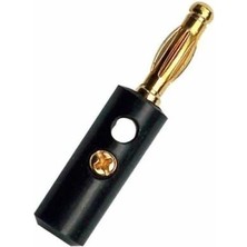 Voltaj 4mm Siyah Erkek Born Jak - Banana Konnektör