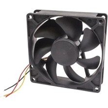 Voltaj 92X92X25MM 12V 0.26A Fan 3 Kablolu - Siyah