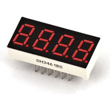 China 9.2mm 4lü 7 Segment Display Ekran Kırmızı Ortak Anot