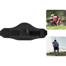 Coverzone Aksiyon Kamera Bel Kemeri, Extreme Sporlar,Bisiklet,Gezi,Vlog,Şehir içi, 1/4” Vida, 180° Ayarlanabilir Gövde, Sabit POV Çekim, Siyah