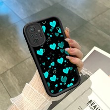 HONTINGA Xiaomi Redmi Note 10 Pro ile Uyumlu Kılıfı Düşüme Önleyici Basitlik Anti Düşme Kamera Korumali Sevgi Siyah Desen Yumuşak Silikon Telefon Kılıfı Kadın ve Erkek Için Uygundur K2-0244