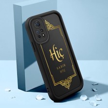 HONTINGA Xiaomi Redmi Note 12 Pro 4g ile Uyumlu Kılıfı Düşüme Önleyici Basitlik Anti Düşme Kamera Korumali Esas Yazılar Siyah Desen Yumuşak Silikon Telefon Kılıfı Kadın ve Erkek Için Uygundur K2-0245