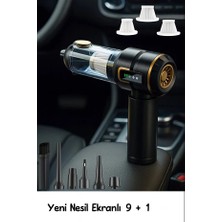 HMO Store Yeni Nesil Profesyonel Tip 20.000PA 9 In 1 Güçlü Oto Süpürge Vakumlu Üflemeli (3 Filtre Hediye)