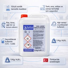 Birka Özel Asidik Temizleyici 4 Adet x 5 kg – Ağır Kir ve Pas Temizleyici (Profesyonel Kullanım)