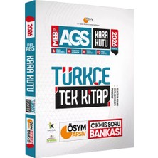 Karakutu Yayınları 2026 Meb-Ags Kara Kutu Türkçe Tek Kitap Ösym Arşiv Çıkmış Soru  Bankası konu Özetli Dijital Çözümlü