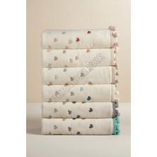 Pera Deluxe 3'lü Renkli Desenli Mutfak Havlusu %100 Pamuk