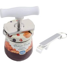 Dorsa Kavanoz Kapağı Açma Aparatı Metal Çevirmeli Kolay Kulanım