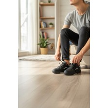 Enoch Günlük Spor Ayakkabı Kalın Tabanlı Sneaker Kontrast Şeritli ve Aksan Detaylı Model