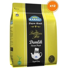 Karali Çay Karali Premium Demlik Poşet 25*12 gr x 12 Paket