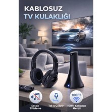 HMO Store Deluxe Wireless Stereo Kablosuz Kulaklık Dahili Radyo Tv,pc, Telefon, Ps Uyumlu (Ithalatçıgarantili)