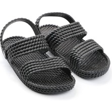 Gezer Yazlık Ayarlanabilir Kaydırmaz Taban Kadın Terlik-sandalet