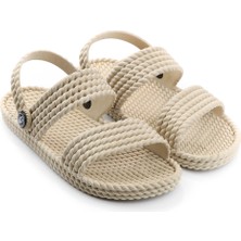 Gezer Yazlık Ayarlanabilir Kaydırmaz Taban Kadın Terlik-sandalet