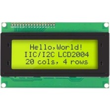 Voltaj 4X20 LCD Ekran Yeşil