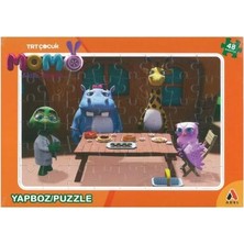 Adel Trt Çocuk Sevimli Tavşan Momo Frame Puzzle 48 Parça