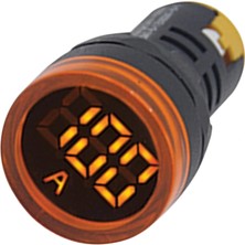 Gwest 22 As-S 22MM AD-116 Serisi Akım Trafolu Sarı Ampermetre 0-100A