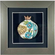 Çini Evi Turkuaz Armoni – Iznik Çinili Nar Plaket