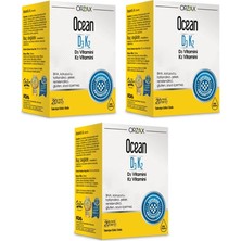 Orzax Ocean D3k2 Damla 20 ml 3 Adet