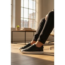 Enoch Erkek Günlük Spor Ayakkabı Kalın Tabanlı Sneaker Minimalist Düz ve Sade Urban Model