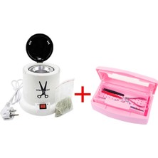 Ellea Nail 100 W Mını Sterılızasyon Makinesi Kuru Sistem ve Asansörlü Steril Kutu Seti