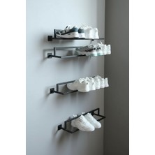 Gelişim Metal FRAME-Ayakkabılık-Modern Tasarım Duvara Monte Raf Ayakkabılık