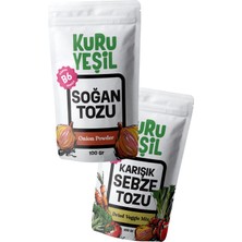 Kuru Yeşil Kuru Sebze Paketi – 200 Gr – Kurutulmuş Sebze Karışımı – Soğan Tozu – Doğal Sebze Tozu