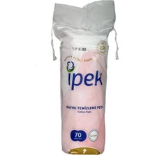 İpek Makyaj Temizleme Pedi 70'li Yumuşak Pamuk Özellikli Temizlik İçin İdeal