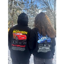 Shain 14 Şubat Sevgililer Günü Hediyesi Çift Kombin Siyah Sweatshirt