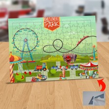 Asilmeydan Dev Şehir Lunaparkı 99 Parça Puzzle Yapboz Tablo-1284-9702