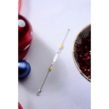 925 Ayar Gümüş Figürlü Isimli Kız Erkek Bebek Çocuk Künyesi