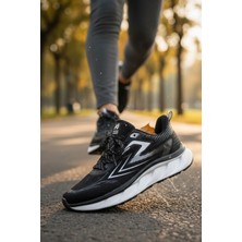 Enoch Erkek Spor Koşu ve Yürüyüş Ayakkabısı Tam Ortopedik Tabanlı Desenli ve Fileli Performans Modeli