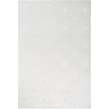 Hoom Rugs Eliza Plus 3404 Beyaz Modern Salon Halısı