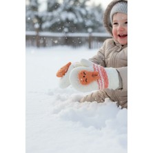 Kitti Bebek Tek Parmak Eldiven Kız Çocuklar İçin Sevimli Desenli 0-3 Yaş