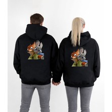 Shain 14 Şubat Sevgililer Günü Hediyesi Çift Kombin Sweatshirt Hoodie