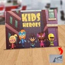 Asilmeydan Çocuk Kahramanları 99 Parça Puzzle Yapboz Tablo-1284-15220