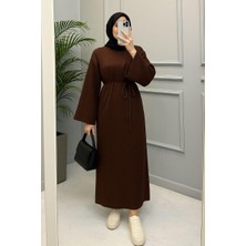 Bayan Triko Boydan Tesettür Elbise