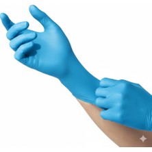 CoreMed Dolphin Pudrasız Nitril Eldiven S Mavi