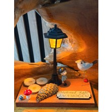 Taklacı Güvercin Adam Figürü Beyaz Melek Güvercinli Özel Tasarım Dekoratif Biblo