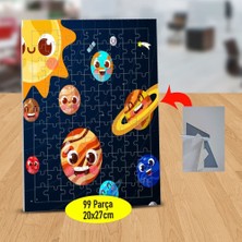 Asilmeydan Neşeli Surat Gezegenler 99 Parça Puzzle Yapboz Tablo-2147903177