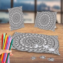 Asilmeydan Sarmal illüzyon Mandala Büyüklere Boyama Antistress Puzzle Tablo