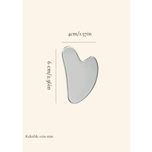 ZHR Elektronik İnce Metal Guasha - Yüz Masajı Aleti - Paslanmaz