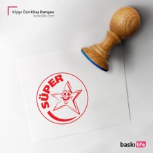 Baskı Life Kişiye Özel Kitap Damgası Kitap Mührü Kaşe Kitap Mühür Özel Damga 157