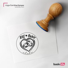 Baskı Life Kişiye Özel Kitap Damgası Kitap Mührü Kaşe Kitap Mühür Özel Damga 73