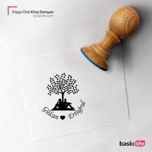 Baskı Life Kişiye Özel Kitap Damgası Kitap Mührü Kaşe Kitap Mühür Özel Damga 330