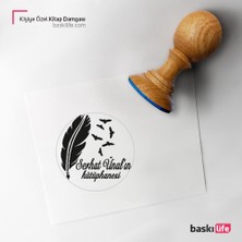 Baskı Life Kişiye Özel Kitap Damgası Kitap Mührü Kaşe Kitap Mühür Özel Damga 103