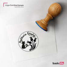 Baskı Life Kişiye Özel Kitap Damgası Kitap Mührü Kaşe Kitap Mühür Özel Damga 80
