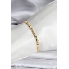 Clariss 14K Gold Renk Kaplama Zincir Model Kadın cm Bileklik