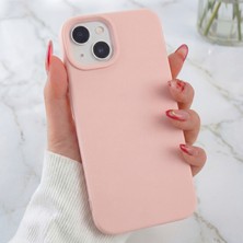 Fibaks iPhone 13 - 14 - 15 Kılıf İçi Kadife Lansman Renkli Yumuşak Silikon Kapak