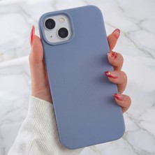 Fibaks iPhone 13/14/15 Kılıf İçi Kadife Lansman Renkli Yumuşak Silikon Kapak