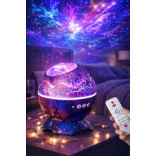 HMO Store Dinozor Yumurtası Bluetooth Projeksiyonlu Hoparlör Evren Temalı (Ithalatçı Garantili)