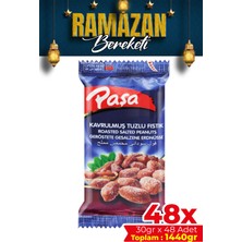 Paşa Kuruyemiş Kavrulmuş Tuzlu Fıstık 30 gr x 48 Adet (1440 Gr)